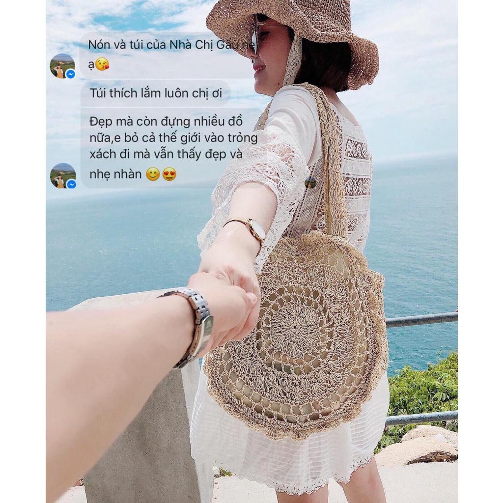 Túi cói trống siêu to, siêu cưng cực đẹp