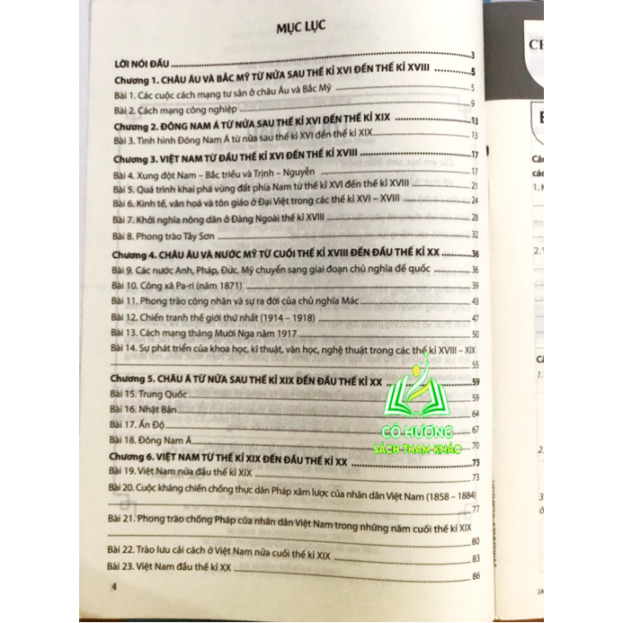 Sách - Vở thực hành lịch sử và địa lí 8 phần lịch sử