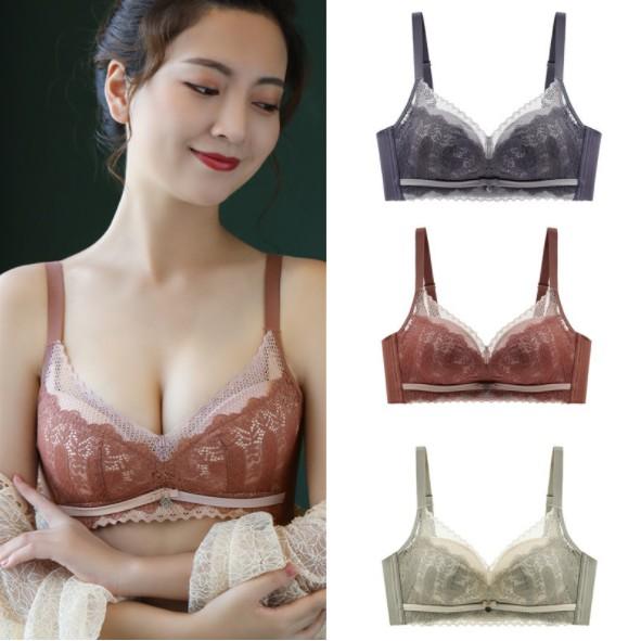 Bộ Đồ Lót Nữ Sexy Nâng Ngực Không Gọng - Bikini Không Gọng Phối Ren Cao Cấp