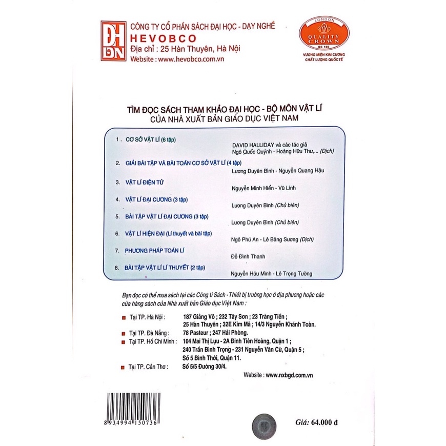 Giải Bài Tập và Bài Toán Cơ Sở Vật Lí Tập 2