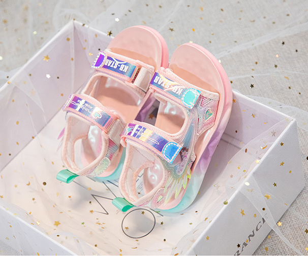 Giày Sandal quai hậu cho bé gái, thể thao siêu nhẹ, chống trơn trượt – GSD9067