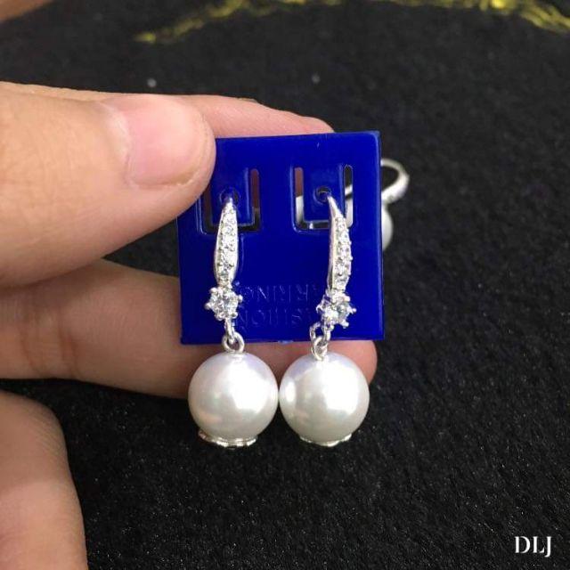 Bông tai trai bạc