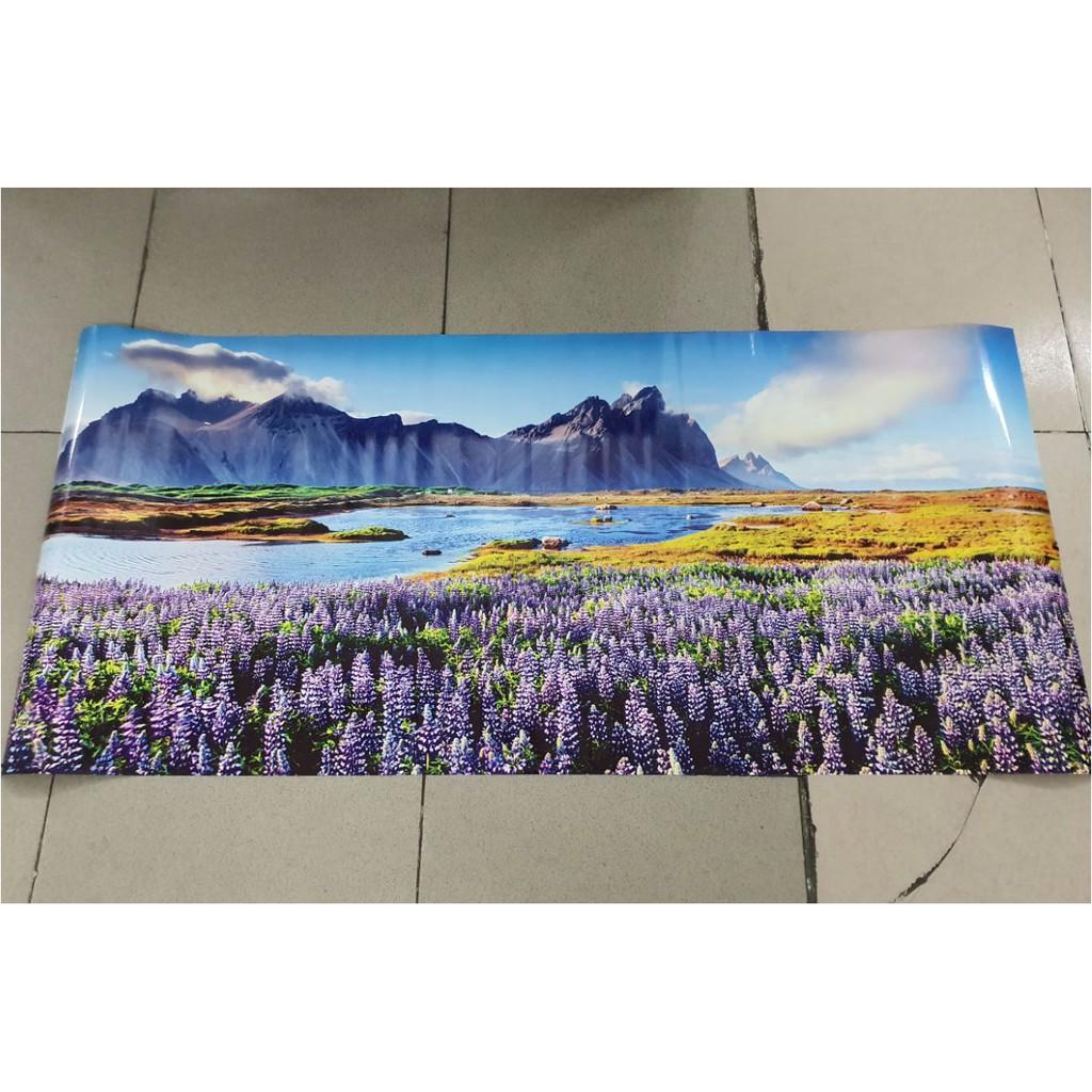 Tranh dán tường phong cảnh Biển Núi KT 55cm x 120cm