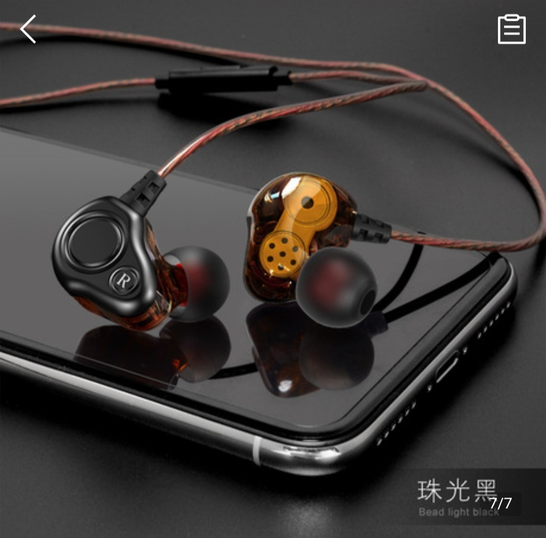 Tai Nghe Nhét Tai Dual Driver lõi kép Hi-Res Audio  S200