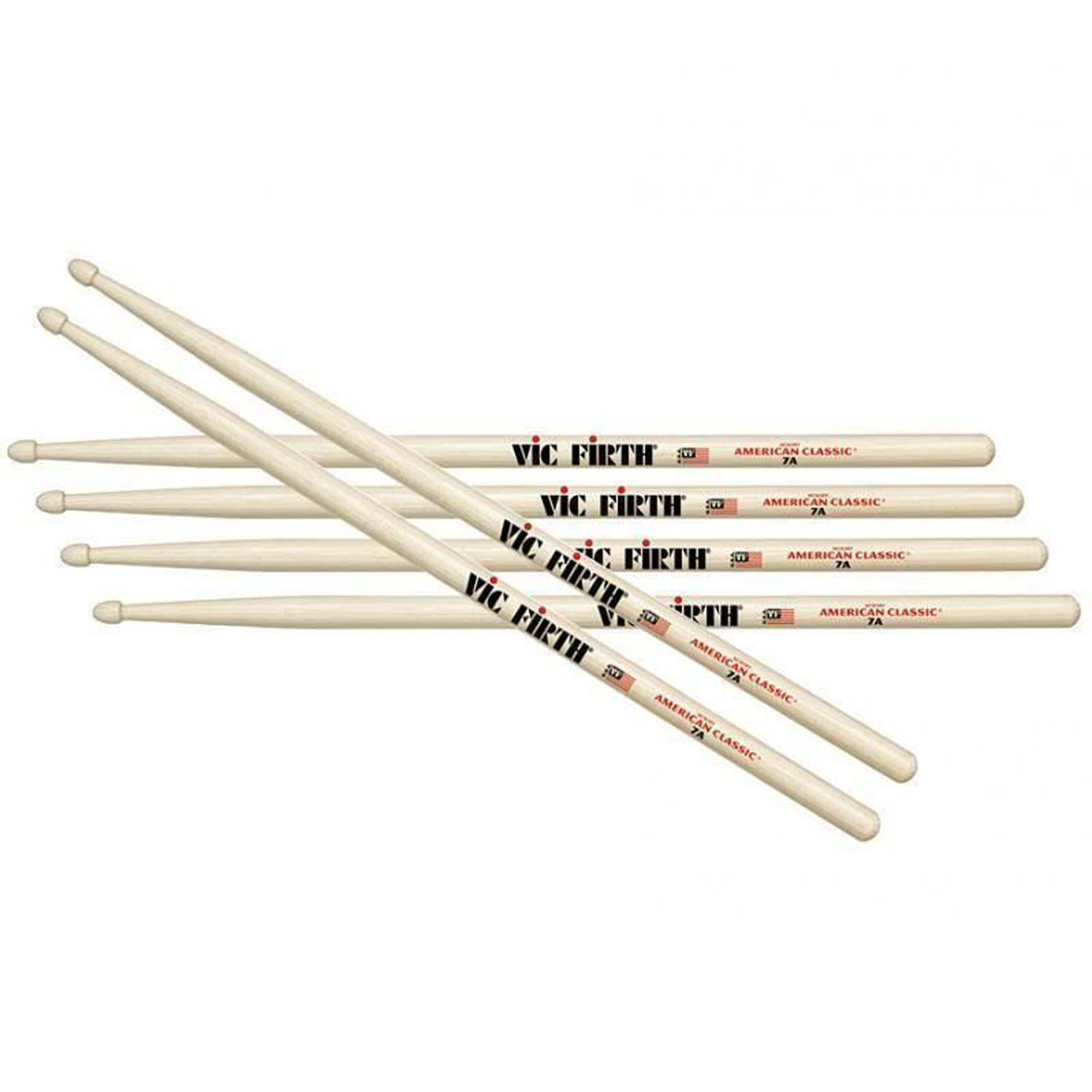 Dùi Trống Vic Firth 7A - American Classic Hickory Drumsticks - Kèm Móng Gảy DreamMaker