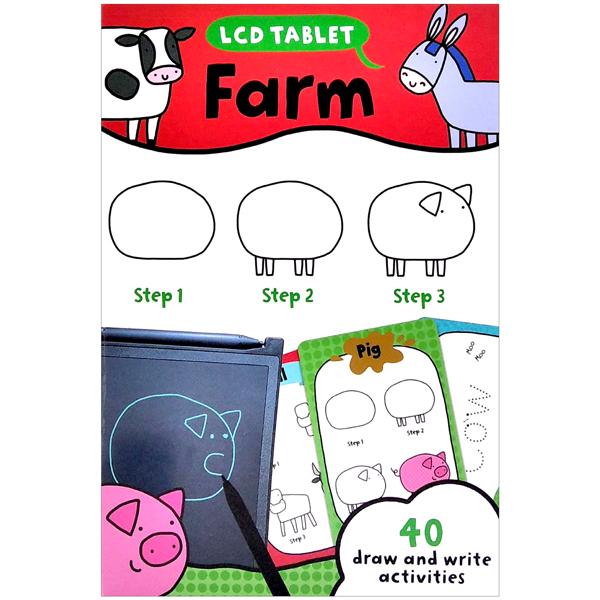 LCD Tablet &amp; Flashcards - Farm