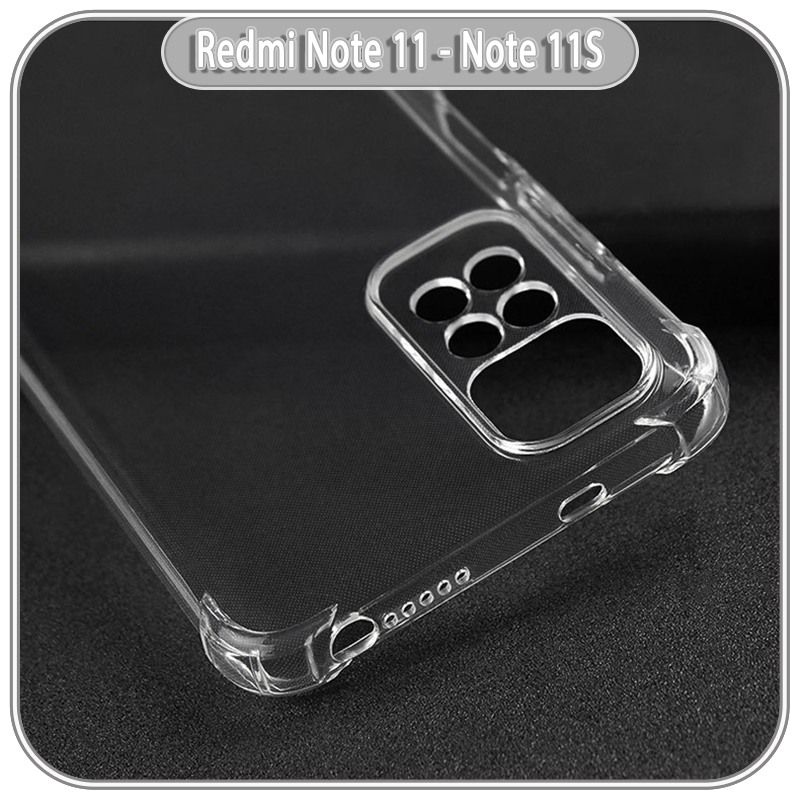 Ốp lưng cho Xiaomi Redmi Note 11 - Note 11S bản quốc tế TPU Trong Suốt Che Camera