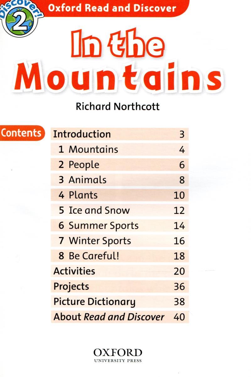 Oxford Read and Discover: Level 2: In the Mountains