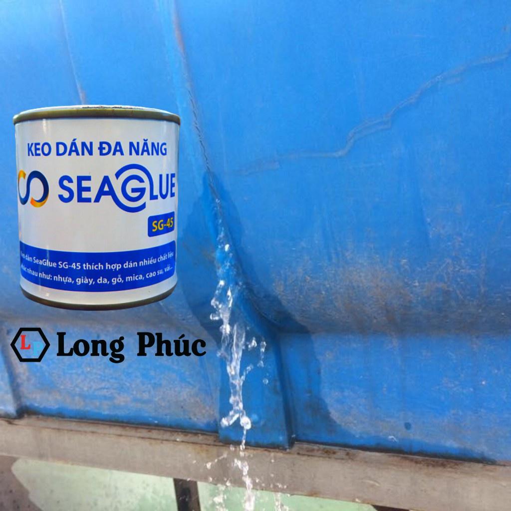 Keo Dán Bồn Nước SeaGlue SG45 | Trong Suốt, Chịu Nước, Dính Chắc | lọ 300gr