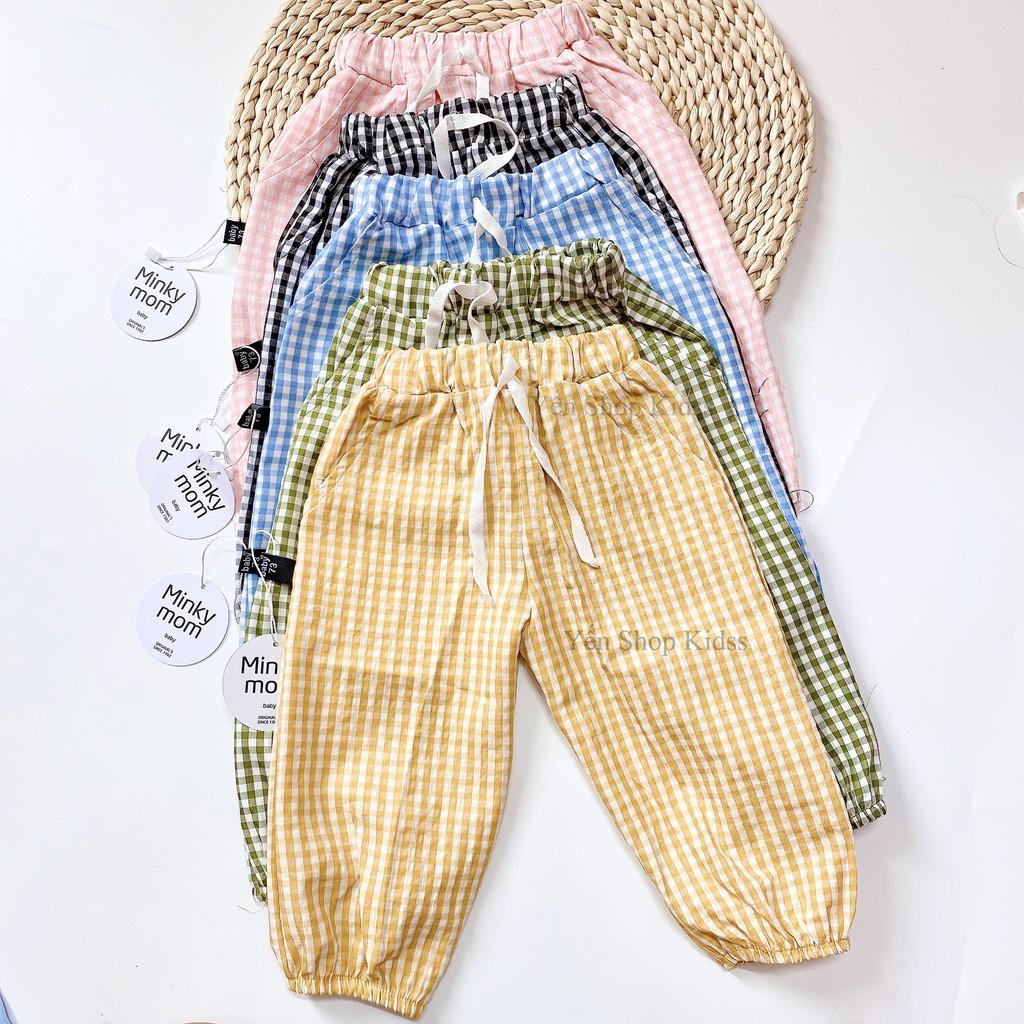 Quần Dài Caro Hàng Minky Mom Cực Đẹp Cho Bé_Super (7-19kg)(1310