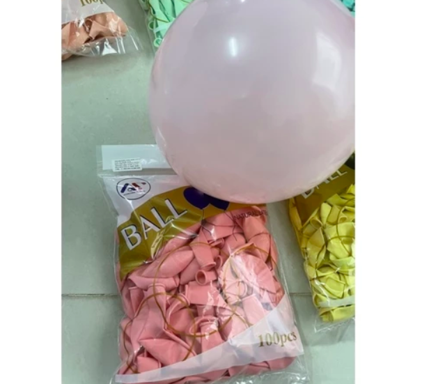( 100 quả ) Bong bóng pastel macaron 10&quot; siêu rẻ - quả trang trí sinh nhật siêu đẹp