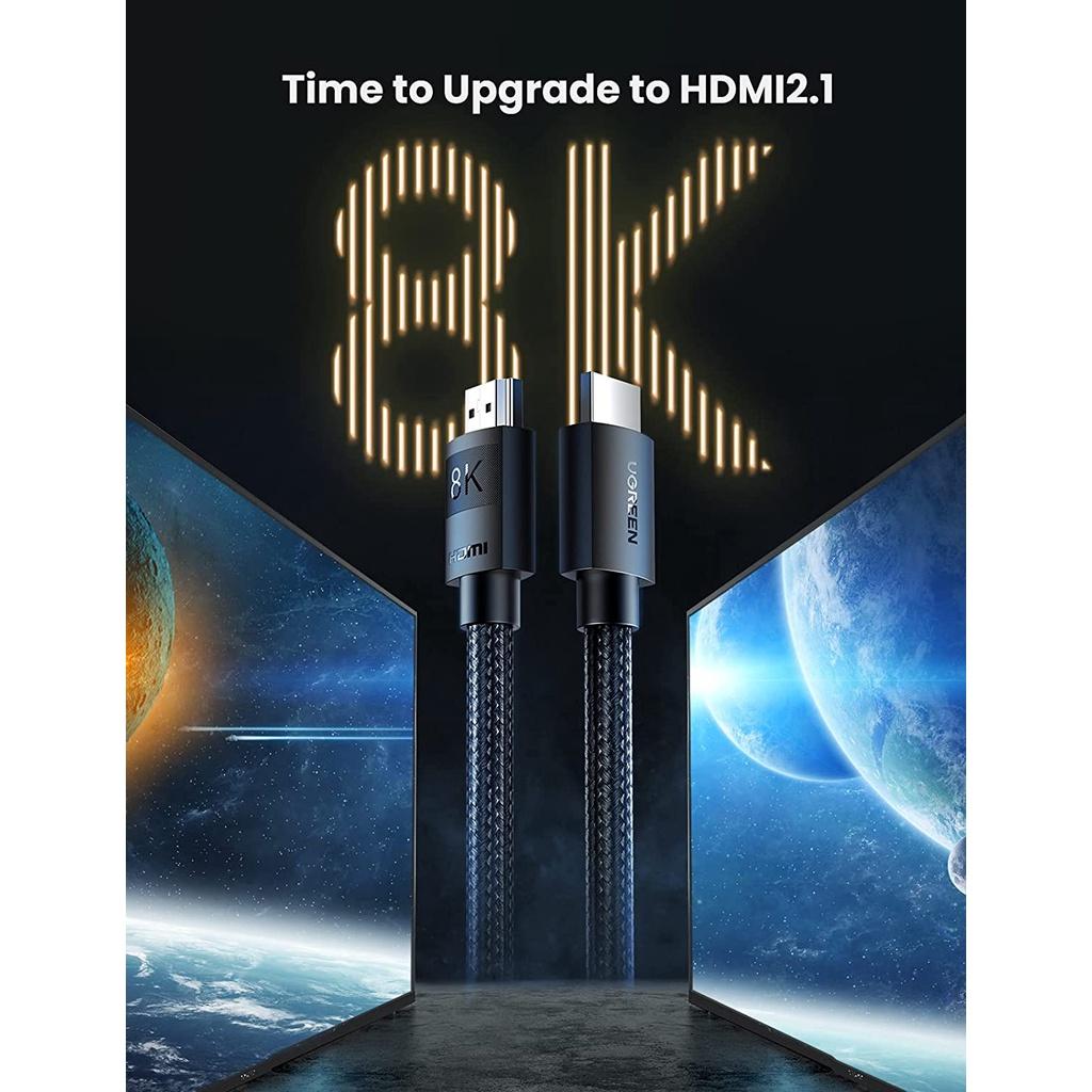 Cáp HDMI 2.1 hỗ trợ 8K UGREEN HD150 - hàng chính hãng