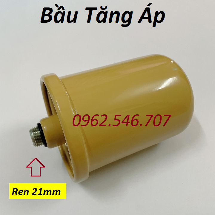 Bình tăng áp lực thay thế của máy bơm tăng áp, Chân Ren Thép 21mm