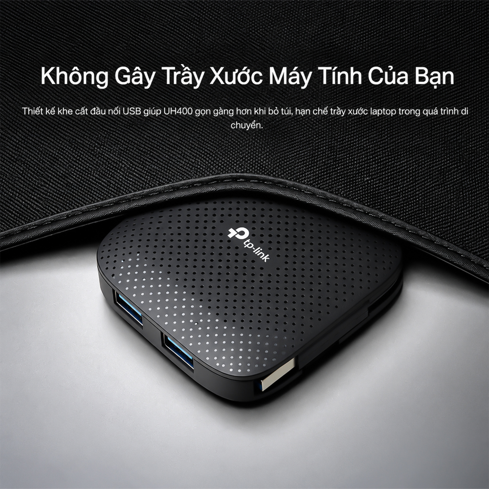 Bộ chia 4 cổng USB 3.0 TP-Link 4-Port Hub Portable Hub UH400 - Hàng chính hãng