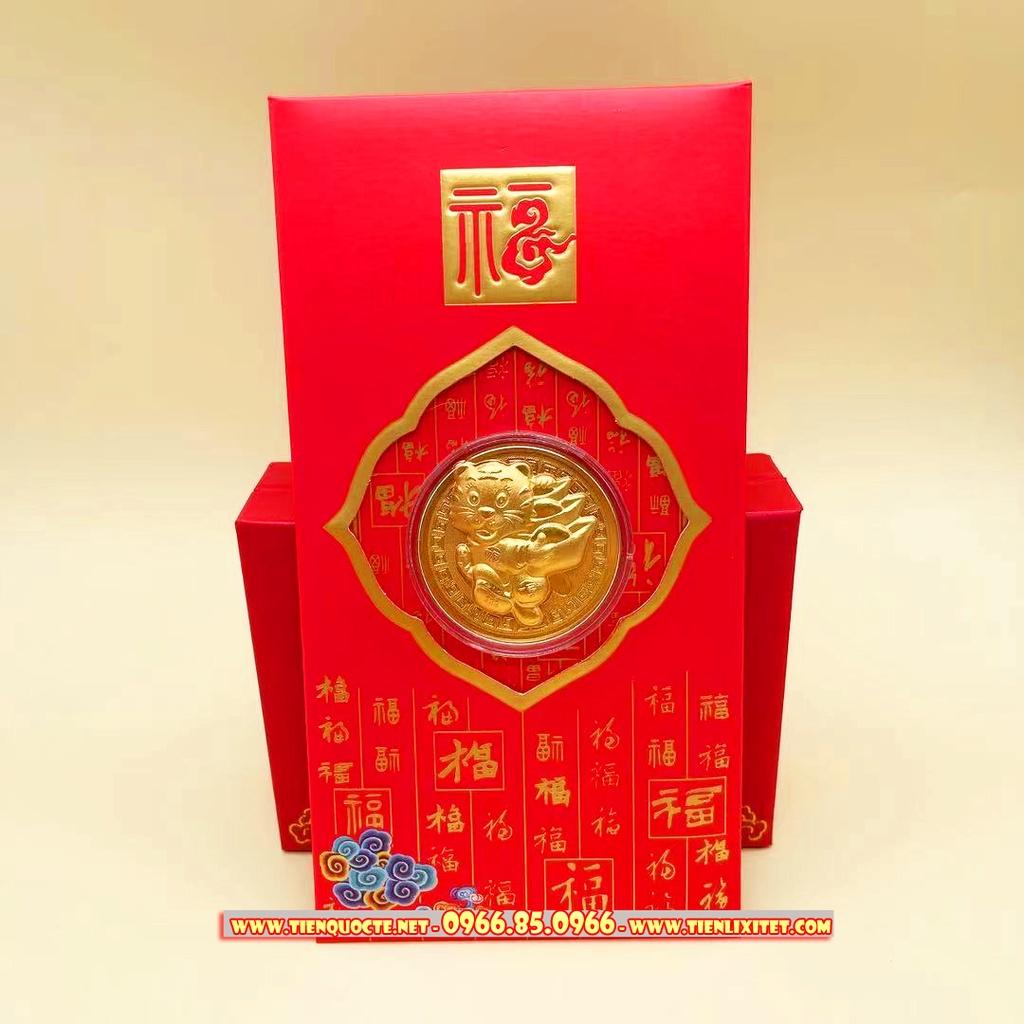 Combo 60 bao lì xì 2022 hình con hổ Nhâm dần làm lì xì tết 2022
