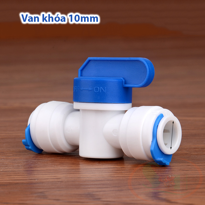 Van khớp co nối chuyển ống dây RO 6, 10 mm máy lọc nước RO