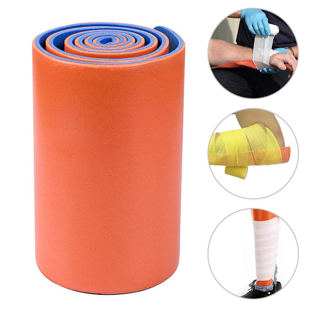 Nẹp khẩn cấp sơ cứu y tế ngoài trời khi đi cắm trại, đi bộ đường dài - màu cam - tùy chọn size