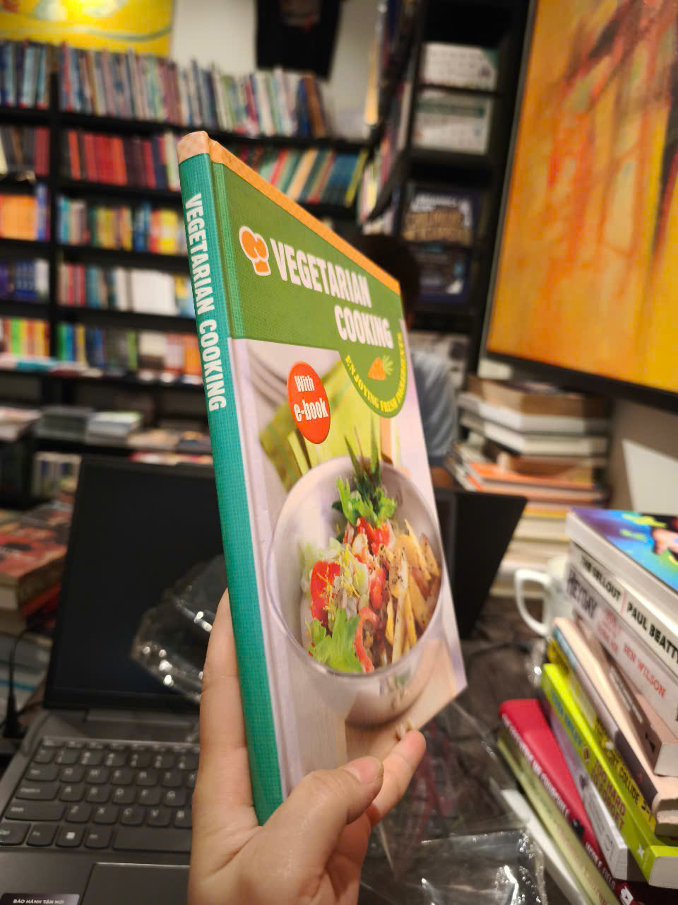 Sách - Vegetarian Cooking by Collectif - Enjoying Fresh Ingredients