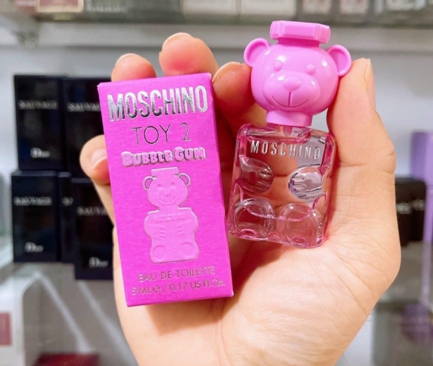 Nước hoa nữ mini Moschino Toy 2 Bubble Gum 5ml