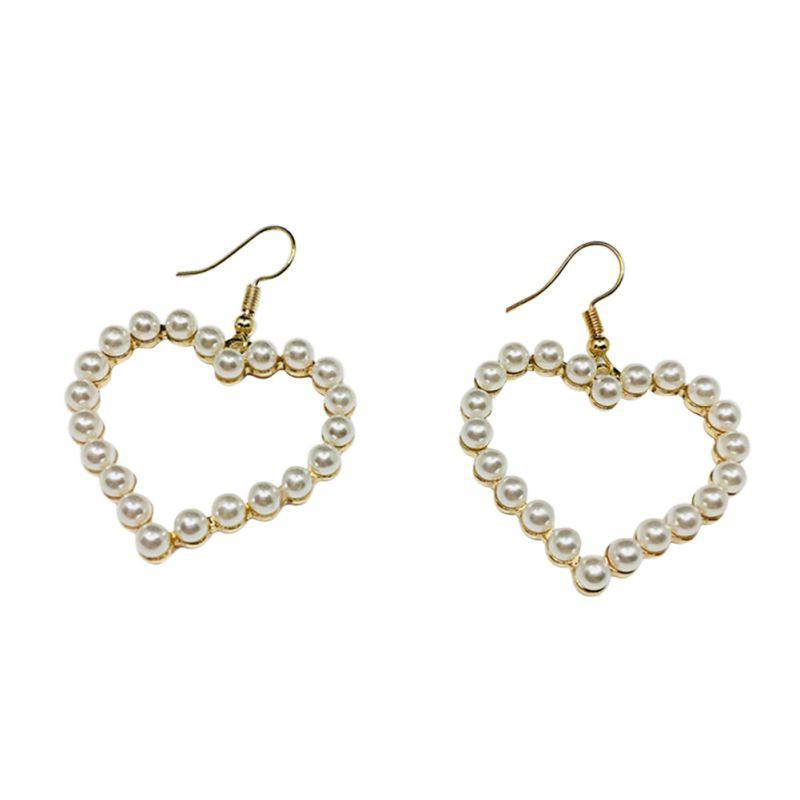 Khuyên tai hình trái tim phong cách Hàn Quốc