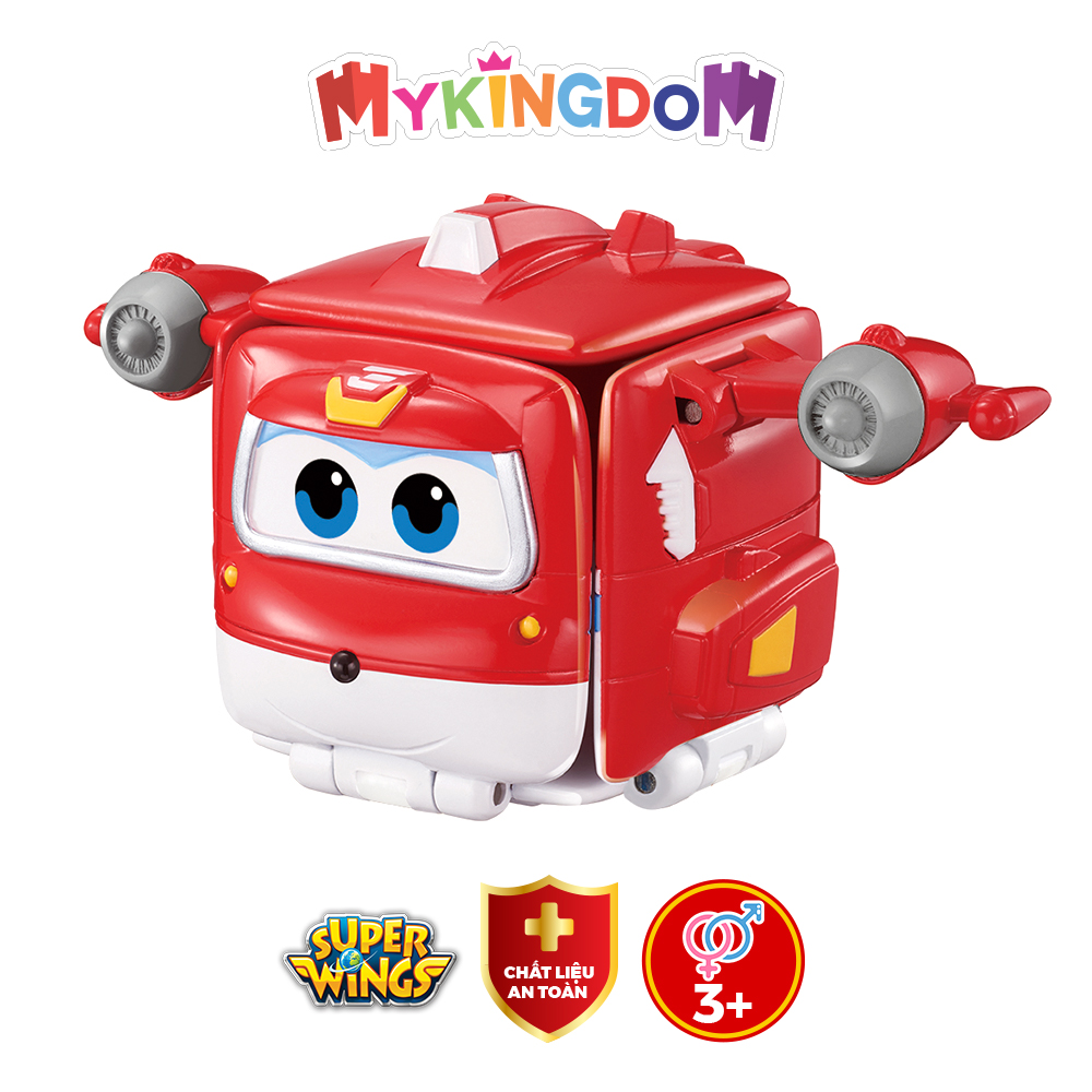 Đồ chơi mô hình SUPERWINGS Hộp biến hình Super wings- Jett tia chớp YW740571