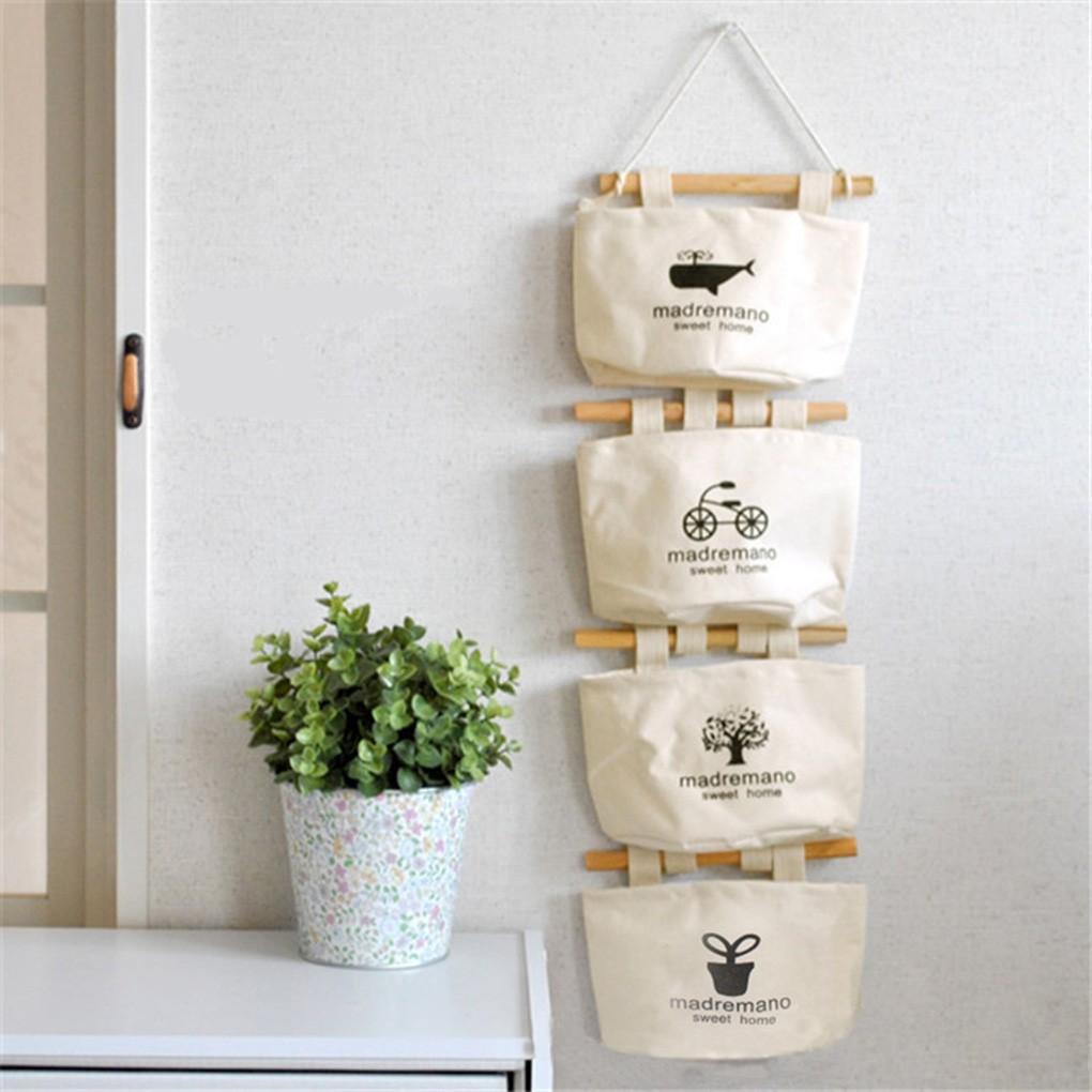 Túi treo tường đựng đồ đa ngăn - giao mẫu ngẫu nhiên - GD078