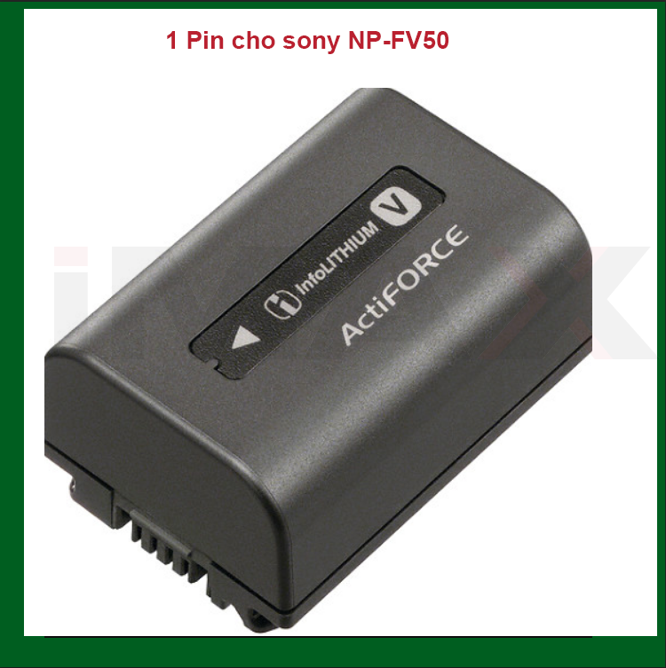 Combo Pin Sạc Cho Máy ảnh Sony NP-FV50