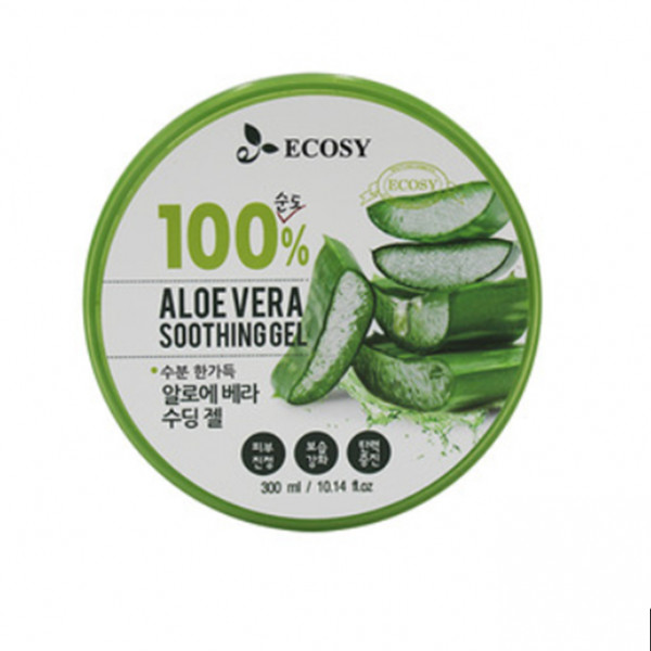 Gel ECOSY 100% Aloe Vera Lô Hội Dưỡng Ẩm Cho Da 300ml