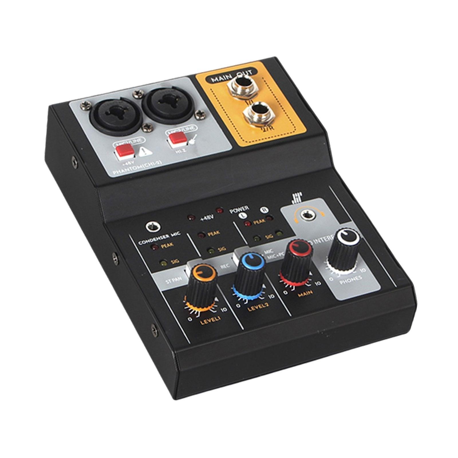Mini Audio Mixer Audio Mixer Controller for Party Recording Studio Show