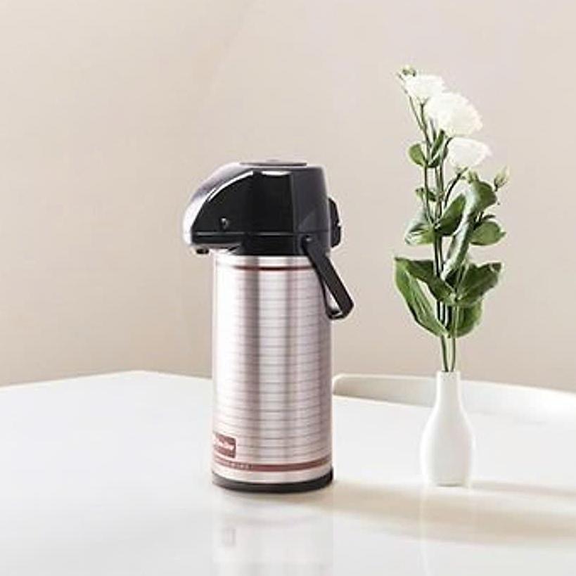 Phích giữ nhiệt Inox cao cấp Rạng Đông - 2045 ST3.E [2 Lít - Nút ấn rót nước