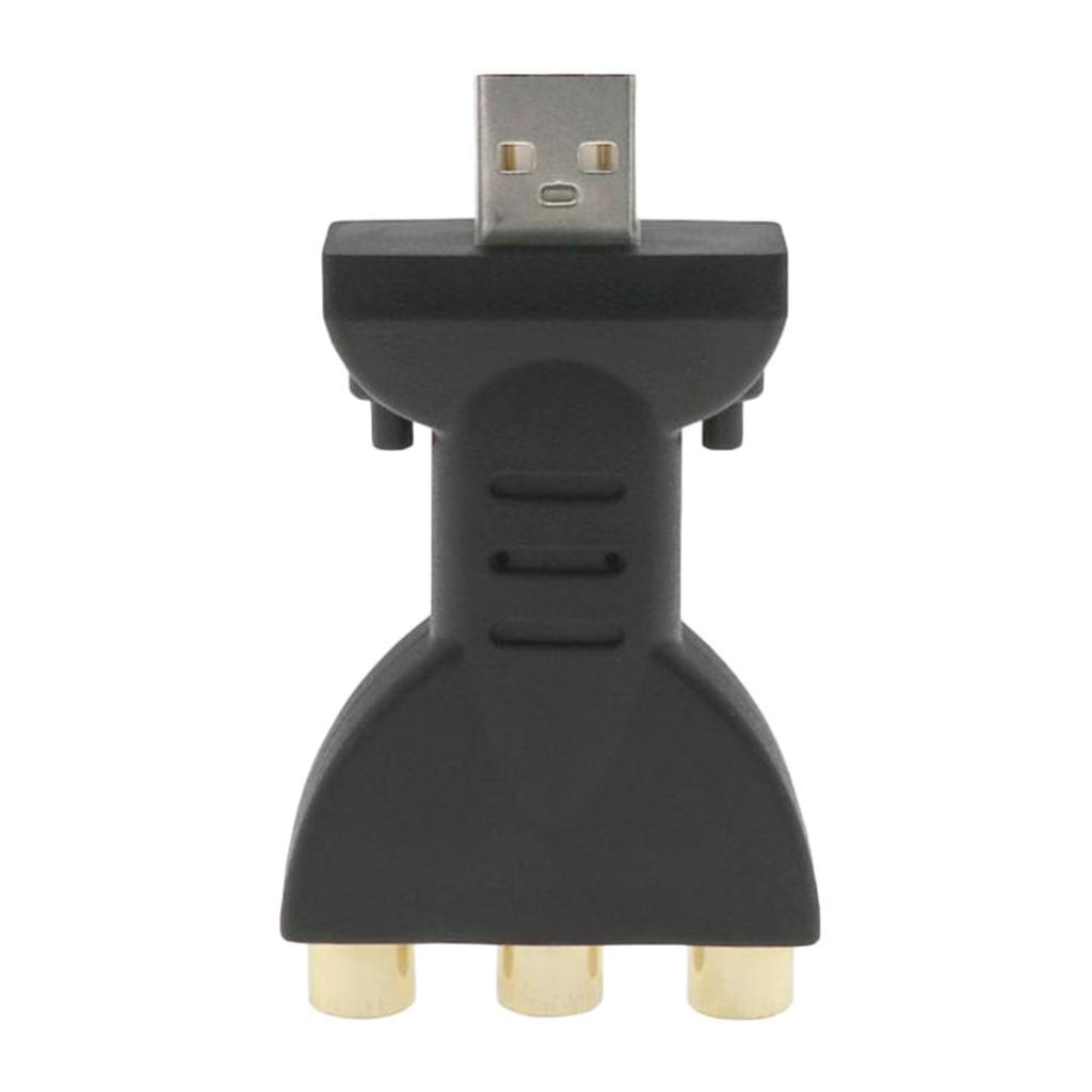 USB   Fe  Video Adapter AV Converter Cable Cord Black