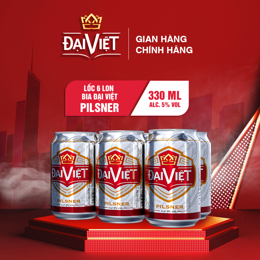 Bia Đại Việt Pilsner, Bia vàng sản xuất theo luật bia tinh dòng của Bia Đức, không hóa chất, đậm vị đúng gu