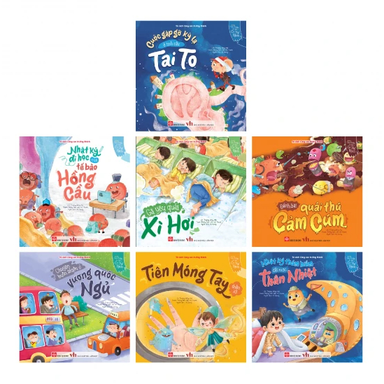 Sách - Combo 7 tập - Những câu chuyện lý thú về cơ thể người