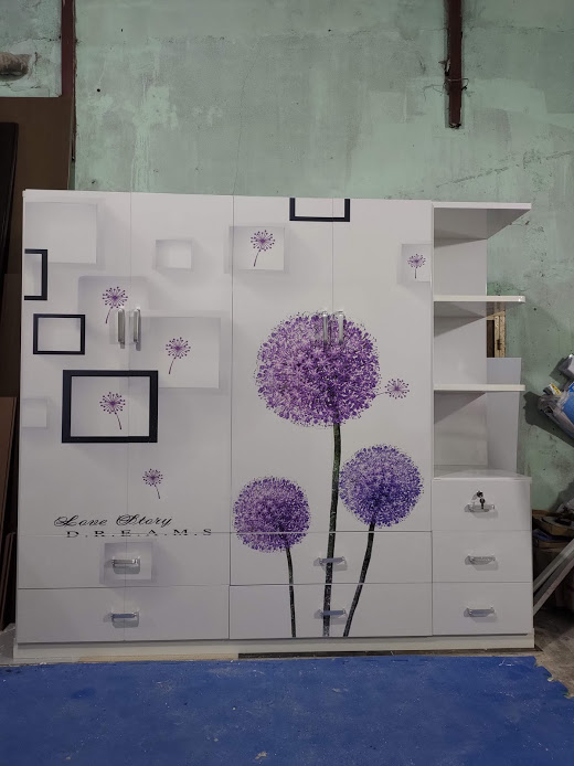 Tủ Nhựa Đài Loan 4 Cánh 1 Kệ In 3D 406