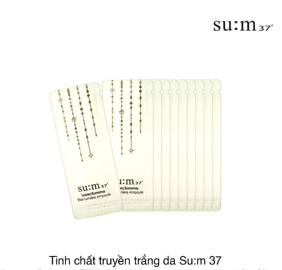 Combo 30 gói siêu tinh chất dưỡng da trắng hồng Su:m37 LosecSumma Lumiere Ampoule 1ml
