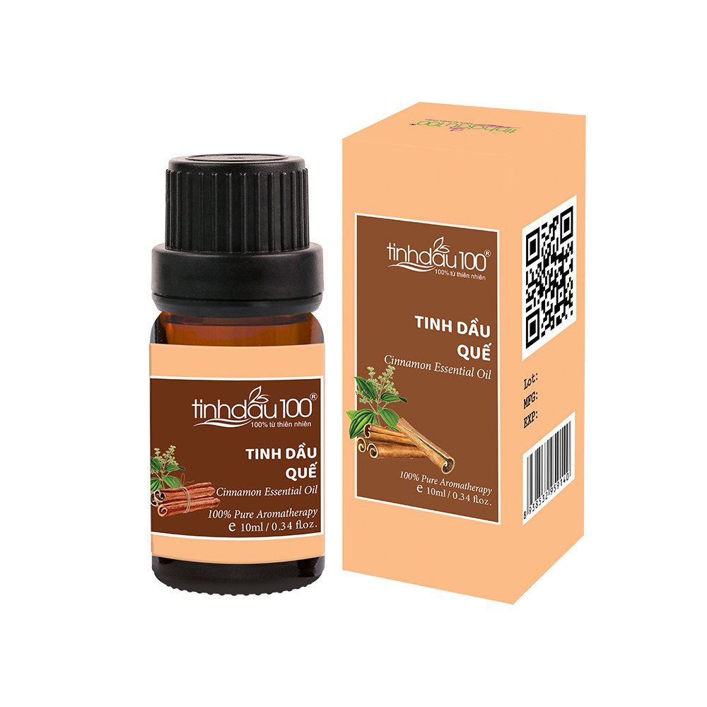 TINH DẦU QUẾ - HƯƠNG THƠM ÂM ÁP, KHỬ MÙI HÔI - 10ml