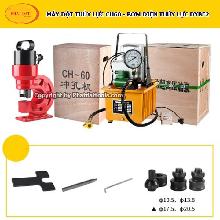 Bộ Máy Đột Thủy Lực CH60 và Bơm điện thủy lực DYB63A