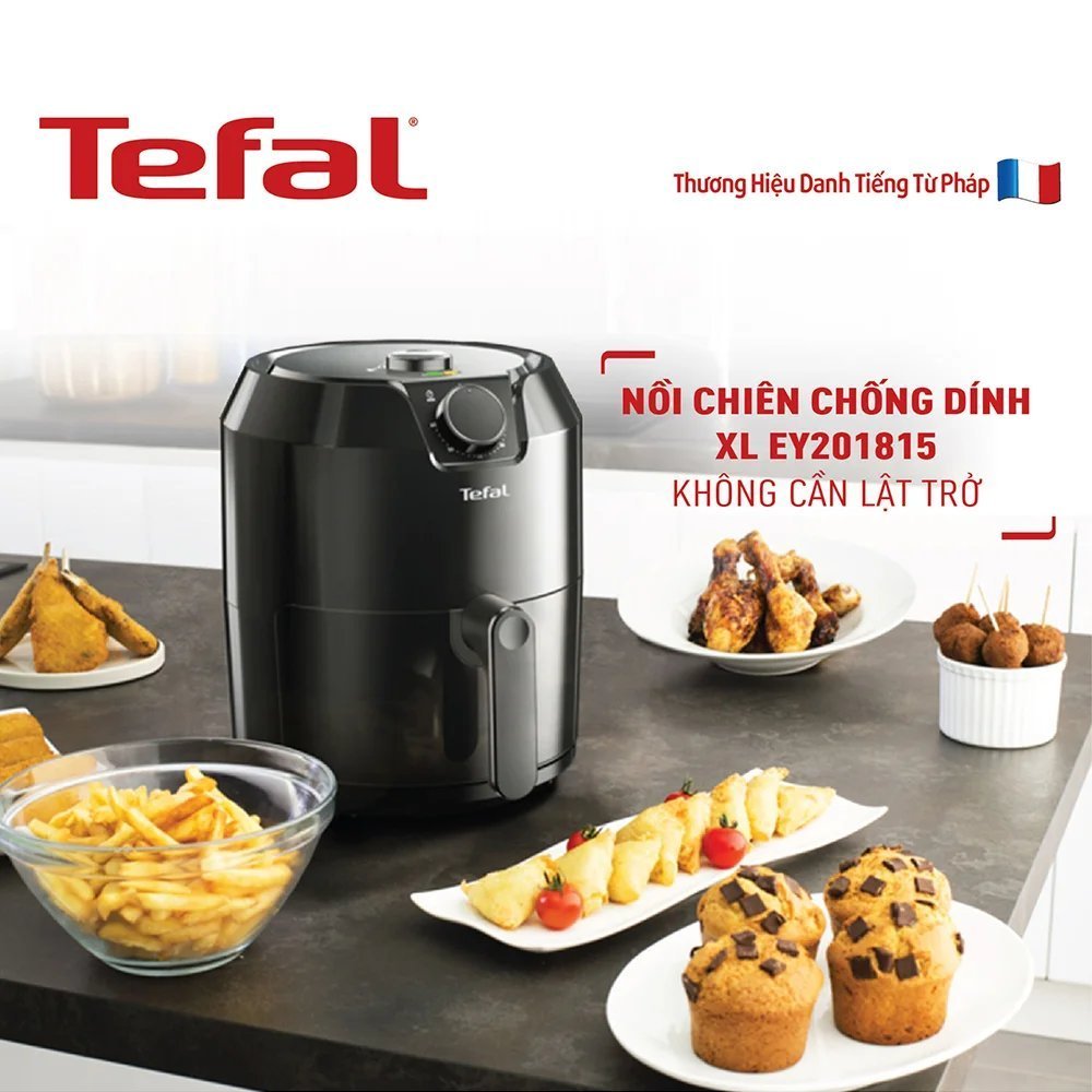 Nồi chiên không dầu cơ Tefal EY201815 giỏ chiên 4.2L/1.2kg - Hàng chính hãng