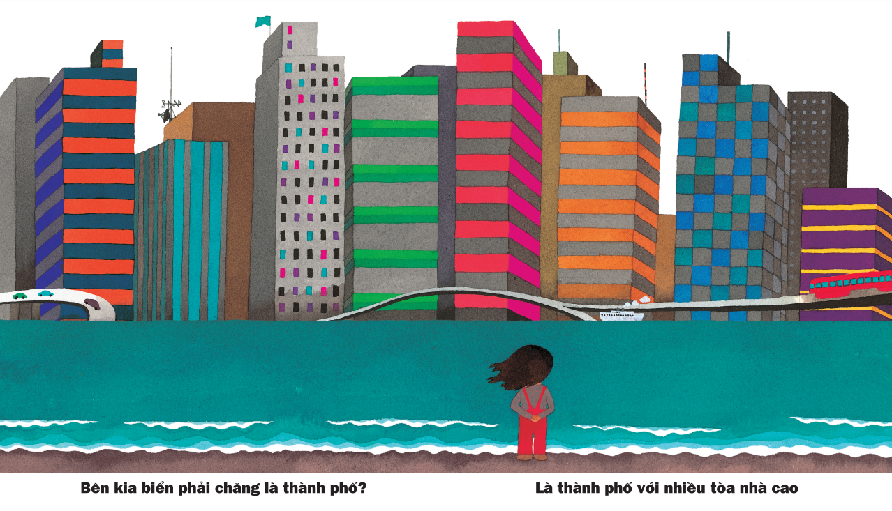 Ehon - Phát triển sáng tạo - Bên kia biển - cho bé 3-6 tuổi