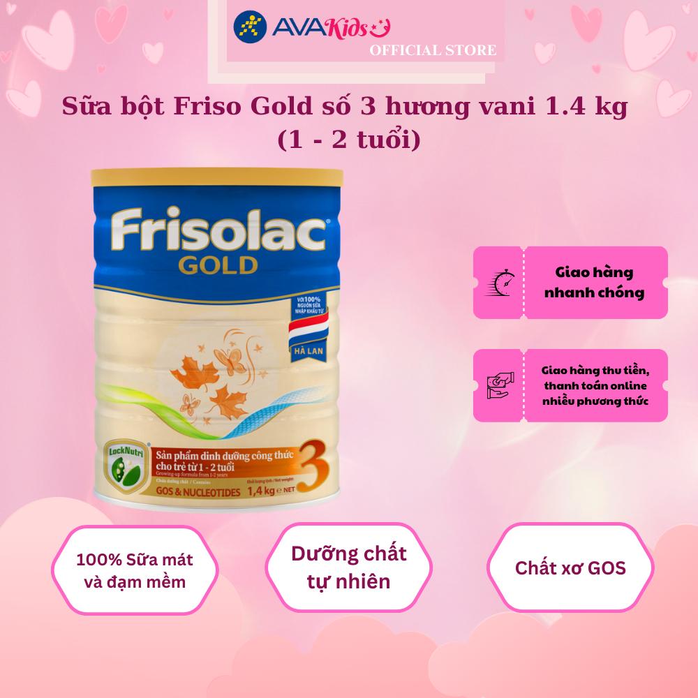 Sữa bột Friso Gold số 3 hương vani 1.4 kg (1 - 2 tuổi)