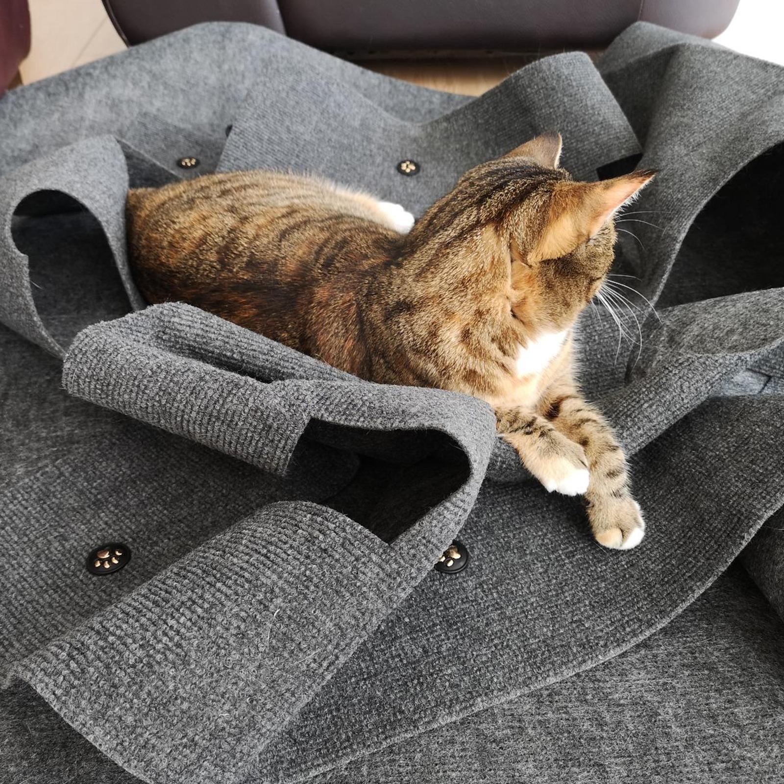 Collapsible Cat Toy Mat, Interactive Hideaway Supplies, Training Mat, Dog Cushion Mattress Blanket for Play Indoor Kitten Small Animals Cats