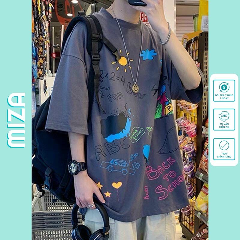 Áo phông nam nữ unisex basic tee form rộng cổ tròn cotton oversize trắng đen ulzzang giá rẻ in cool ngầu BTS