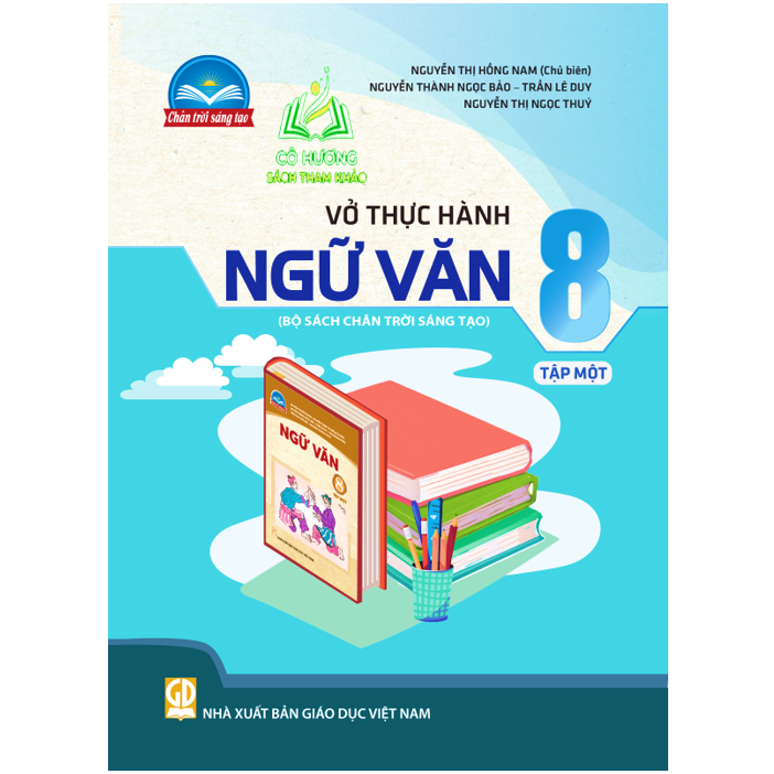 Sách - Combo Vở thực hành ngữ văn 8 - tập 1 + 2 ( bộ chân trời sáng tạo )