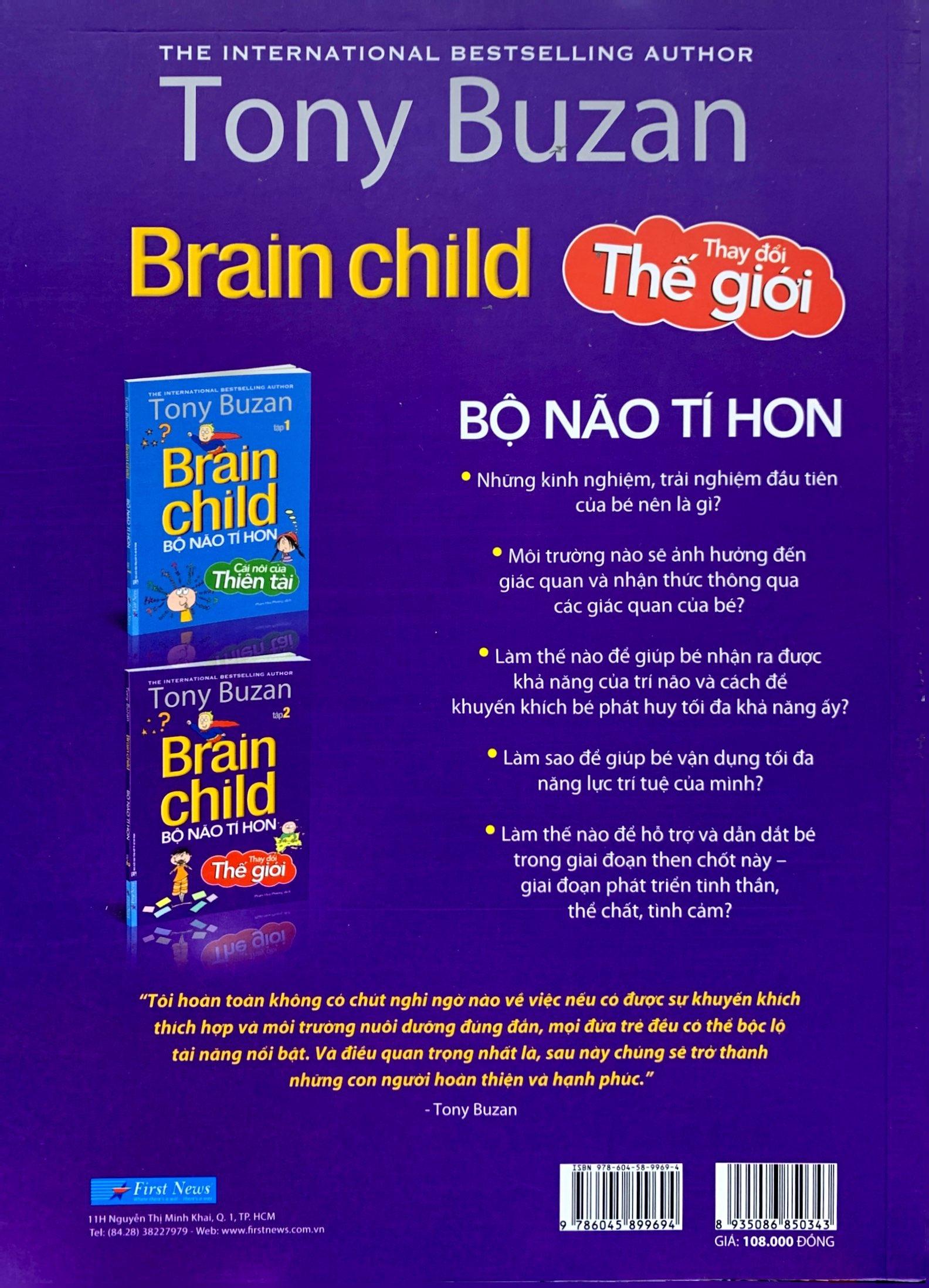 Tony Buzan - Tập 2: Bộ Não Tí Hon Thay Đổi Thế Giới (Tái Bản 2020)