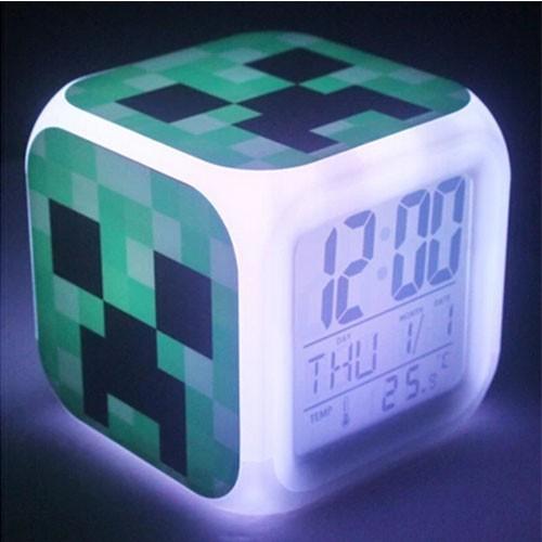 Đồng Hồ Creeper Minecraft báo thức và phát sáng