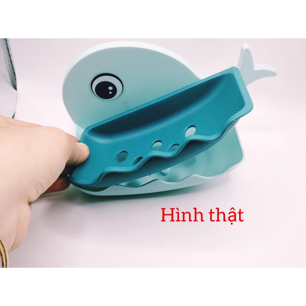 Khay Đựng Xà Phòng Hình Cá Heo ,Cute, Dán Tường chắc chắn