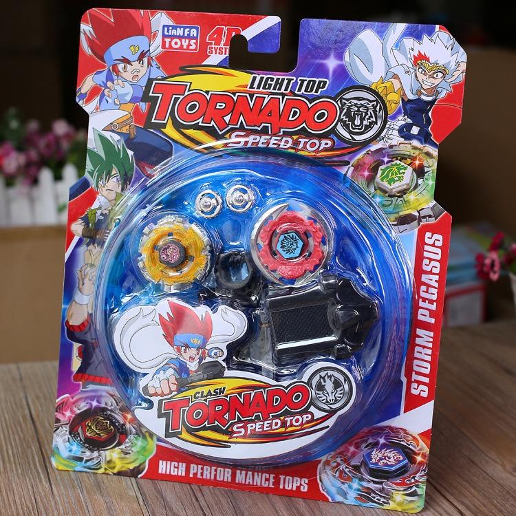 (KÈM BÀN ĐẤU) Đồ chơi con quay beyblade hỏa thần long vô cực vỉ tròn to  quay  bằng kim loại kèm tay cầm bệ phóng kèm bà