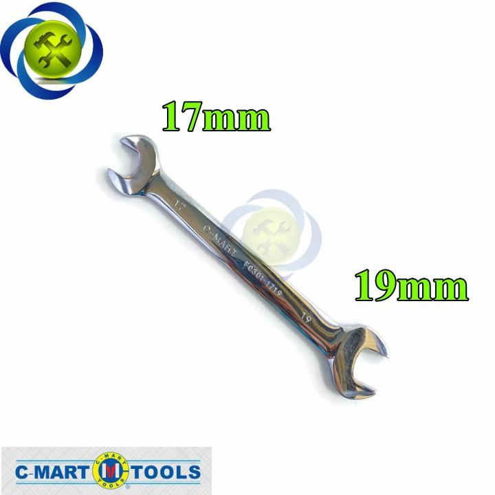 Cờ lê hai đầu miệng 17mm và 19mm C-Mart F0301-1719