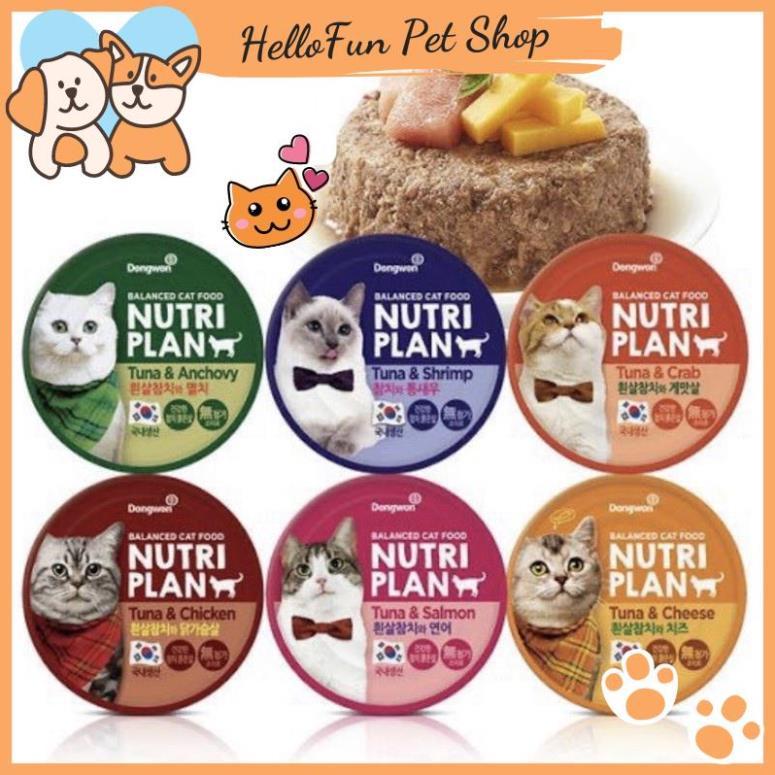 Pate Nutri Plan nhập khẩu Hàn Quốc cho mèo mọi lứa tuổi (Lon 160g)