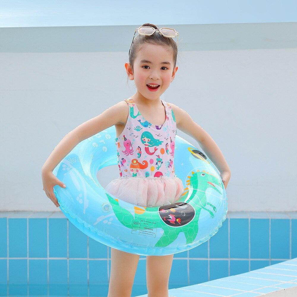 Khủng long dễ thương Bé bơm hơi Vòng bơi Vòng tròn Hồ bơi Nổi Phim hoạt hình Vòng bơi Bể bơi Tiệc nước Đồ chơi